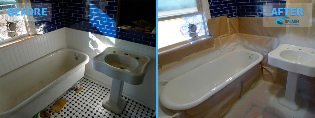 Pedestal Sink Reglazing